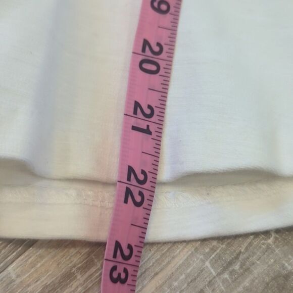 J. Crew shirt blouse tank top women's size small cream‎ a line cotton st… - Picture 6 of 9